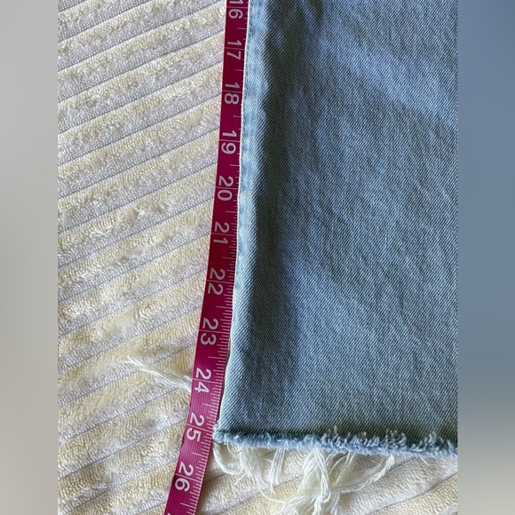 Veronica Beard Grant high waist wide leg button fly Jeans light blue size 29 - Picture 15 of 16